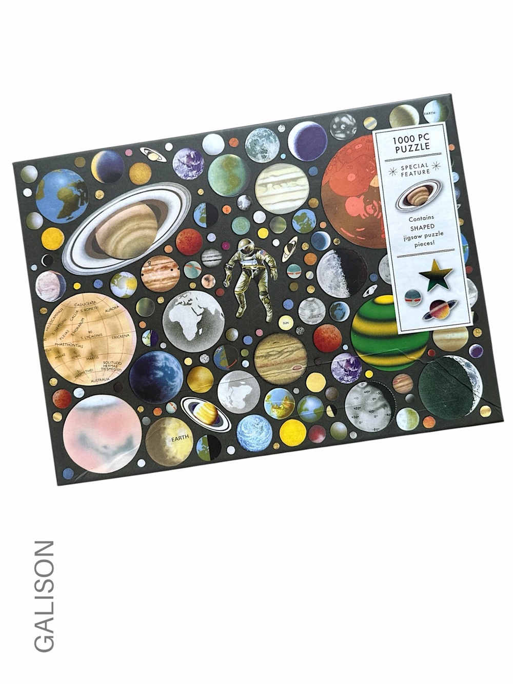 GALISON NEW IN BOX ZERO GRAVITY 1000-PIECE JIGSAW PUZZLE PLANETS SPACE
